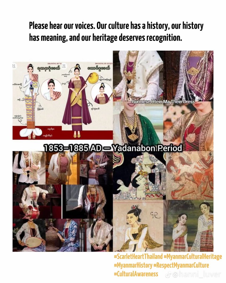 K__Z222's tweet photo. Culture can be shared and exchanged, but the origins of cultural heritage must never be overlooked. GMMTV

CULTURAL HERITAGE RECOGNITION

#RecognizeMyanmarCulturalHeritage #CulturalCreditMatters https://t.co/tmRcafVd7v