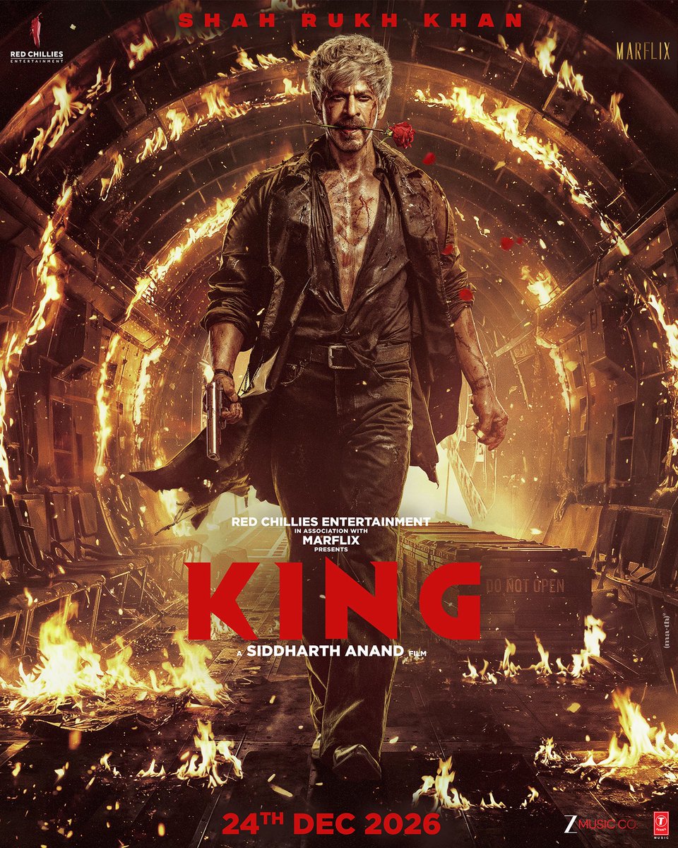 taran_adarsh's tweet photo. BIGGG NEWS… SRK - SIDDHARTH ANAND: 'KING' *NO CHANGE* IN RELEASE DATE… The suspense is over... #King, the much-awaited #ShahRukhKhan starrer directed by #SiddharthAnand, is all set to arrive in cinemas on [Thursday] 24 Dec 2026, right in time for #Christmas.

NO postponement… NO change in date… NO delays… #SRK has SILENCED all rumour mills!

#King marks the next collaboration between #SRK and director #SiddharthAnand after the blockbuster #Pathaan.