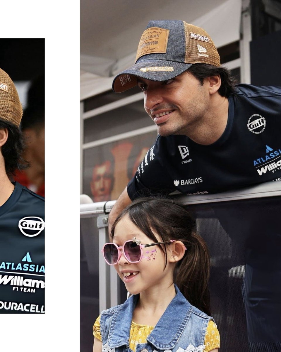 rebeccba's tweet photo. She’s Barbie and he’s.. Carlos Sainz. https://t.co/QMo9EN8rra