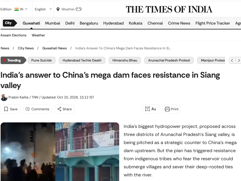 AbhishBanerj's tweet photo. India protests (Oct 2026)

1. Tamil Nadu: Protests against solar power

2. Arunachal Pradesh: Protests against hydel power

3. Madhya Pradesh: Protests against nuclear power

Building anything is wrong...

So how will we get development?

By using magic? https://t.co/ledgdksqMM
