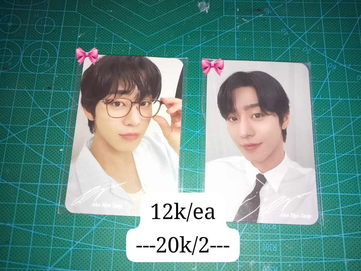 tintingwekarbit's tweet photo. WTS
🌵OFFICIAL PC Ahn hyoseop
🌵dom solo
🌵12k/ea
🌵take all only 20k
🌵price exc pack and pengiriman manual❗

chat for more detail
#AhnHyoSeop #wts https://t.co/o9v7My0l1L