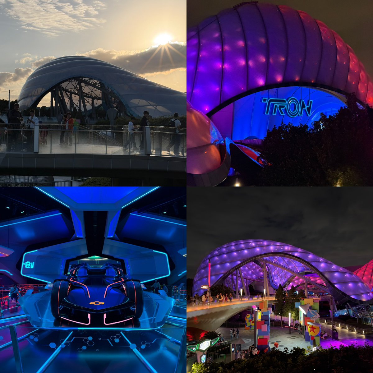 sfkkfs_'s tweet photo. ถ้าใครจะไป Shanghai Disneyland แนะนำว่าให้เล่น TRON ตอนกลางคืนเท่านั้น สวยตาแตกก 🌌

ไปต่อคิวสักประมาณ 17:00+ กว่าจะได้เล่นก็มืดพอดี ยิ่งช่วงหน้าหนาว ยิ่งมืดไวว 

เร็วแรงจริง แต่สนุกมากกกกก 🫠 https://t.co/Qvemd0yoOk