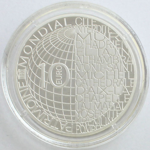tiara_int's tweet photo. 《🇫🇷フランス　2020年　10ユーロ銀貨　モン・サン＝ミシェル》

金　性：Silver900
重　量：22.2g
サイズ：37mm
状　態：Proof
造幣数：3,000枚

⏩https://t.co/Osf4NKNtjk https://t.co/yxn31nUvBg