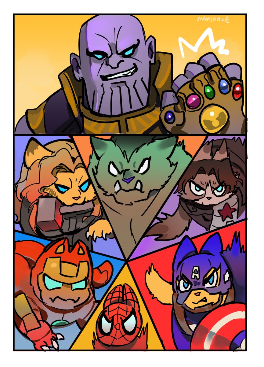 NamikazeNami1's tweet photo. #‌TheAvengers  #Spiderman https://t.co/z0atCiC1Ad
