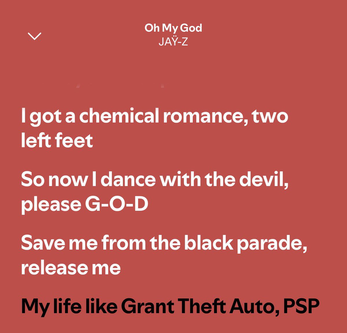 skyebladez's tweet photo. speaking of jay z and mcr this is actually my favorite piece of lore https://t.co/hicJFw9bJk