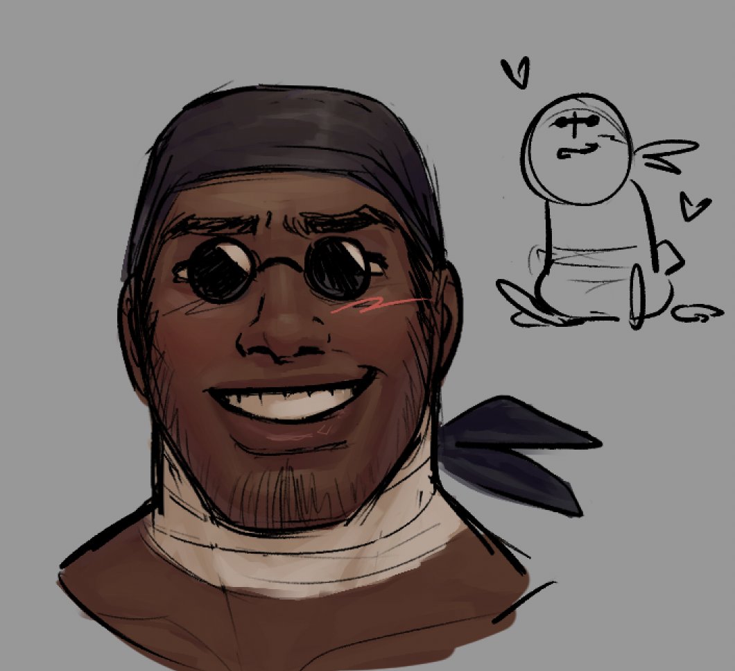 Oogatron_'s tweet photo. human Sanford doodle cuz i got asked too https://t.co/P2oEhBeR1M