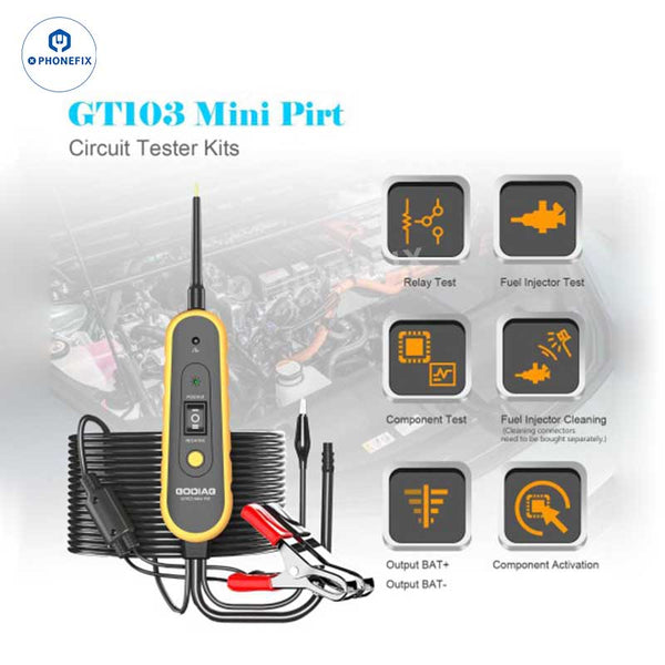vipprogrammer_'s tweet photo. Unklar, ob an einer Leitung tatsächlich Spannung anliegt? Der GODIAG GT103 Mini erkennt präzise positive und negative Signale.
#carprogrammer #carchip #chip #chiptune #ecuchip #ecufixtool #ecuprogrammer #adapter #icsockets https://t.co/UlNV5UH6s1