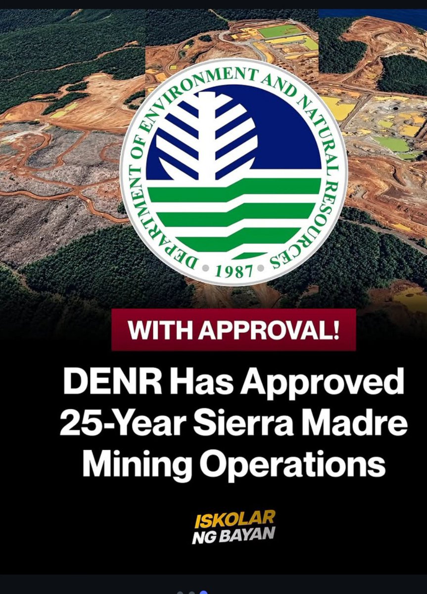 tine073151's tweet photo. Lala niyo. Garapalan ahh imbes kayo mangangalaga sa kalikasan kayo pa nag approved nito haysss. @DENROfficial https://t.co/hBVT7NyAts