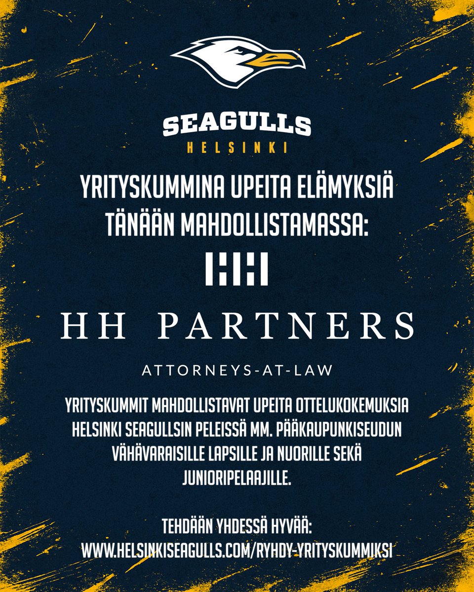 GullsBasketball's tweet photo. GAMEDAY🔊🔥
Tätä matsia on odotettu. Aika näyttää Kisiksen mahti ja ottaa yhdessä revanssi hallitsevasta mestarista! 💪

🚨Liput liikkuvat nyt kovaa, joten varmista paikkasi ajoissa illan matsissa - tulossa upea korisilta! 🔥
. . .
🏀 vs. @salonvilpas 
⏱ 18:30
🏟 Töölön Kisahalli
🎟 https://t.co/eXXCHx8UIL
🪩 Ottelun tunnelmaa ylläpitämässä: WDA Dancers 
📊 Lue otteluennakko illan lähtökohdista ja lataa sähköinen otteluohjelma: https://t.co/cNseEwTccS
💙 Yrityskummina upeita otteluelämyksiä mahdollistamassa: HH Partners - https://t.co/TYGdJLh5Px
. . .
LET’S GO GULLS!💛💙
#korisliiga #gullsnation