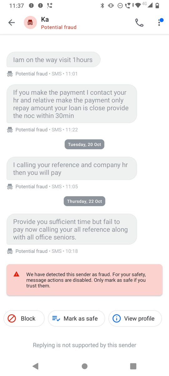 Rashmikafanclu's tweet photo. #bharatloan recovery agents 50 days se jyada hogaya hai harassment kar rahe hai, phone list ko contact karna, Galli dena, relatives ko gaali dena, hr employer ki dhamki dena yeh sab inka chal raha hai aur @RBI complaint close kar deti hai saying no misconduct found 

#LoanAppAtyachar 
@dr_sharma77057 
@saynotoloans 
@FairRecoveryIN 
@Pravinkks 
@aarushisharmaX