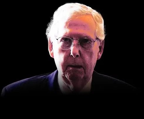 RealConorOil's tweet photo. ⚠️CONCERNING: Mitch McConnell boywife gets terrible boy periods. https://t.co/G9Ep3vCcDR
