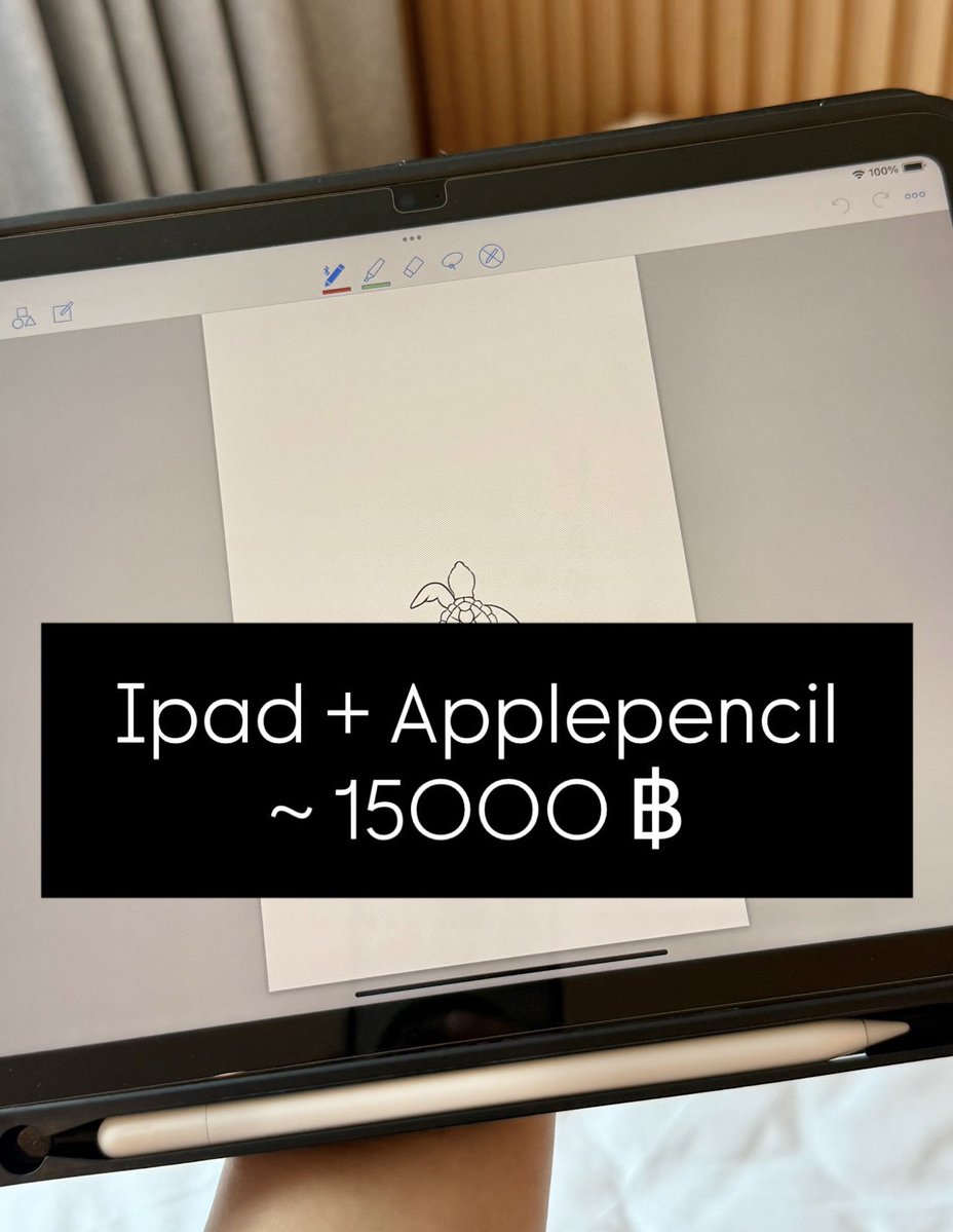stylepearypiee's tweet photo. * เราซื้อไอแพดในงบ 15000 รวมปากกา ก็ได้ipad มาใช้เรียน อ่านหนังสือแล้ว ใครที่อยากได้ipad จำเป็นต้องทำงาน เรียนหนังสือ หรือเปลี่ยนเครื่องใหม่ มีipad A16 ที่เราซื้อมาใช้เหมือนกัน สำหรับเรียน อ่านหนังสือ เปรียบเท่ามือถือ i15เลย ถ้าไม่ได้ต้องทำกราฟฟิค ตัดต่อวิดิโอหนักๆ ลุ้นนี้เพียงพอสำหรับการใช้งาน อ่านหนังสือ เรียนออนไลน์แล้ว ประหยัดได้ครึ่งๆเลยนะ *