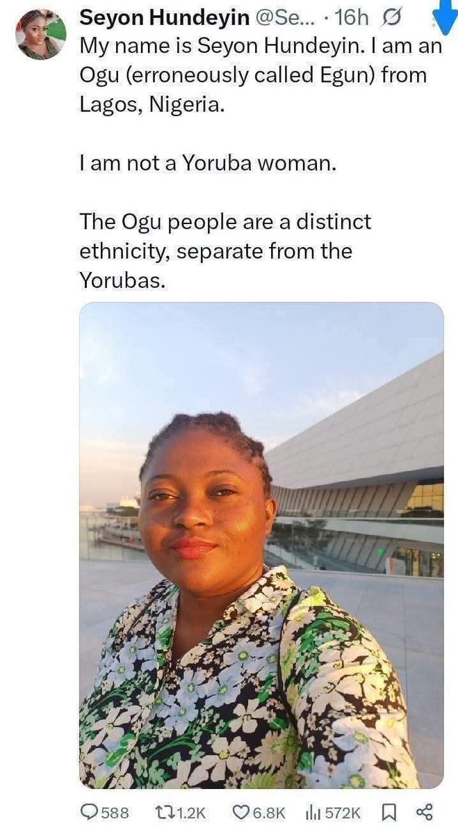 Dutch77darklord's tweet photo. @Dayostic1 @Mlamy__ GRV is a true indigene of lagos. Yorubas a so wicked that they stole someone's land and call them incompetent. Lagos is not a yoruba land. Thieves!! https://t.co/LHcFDiH4Wh