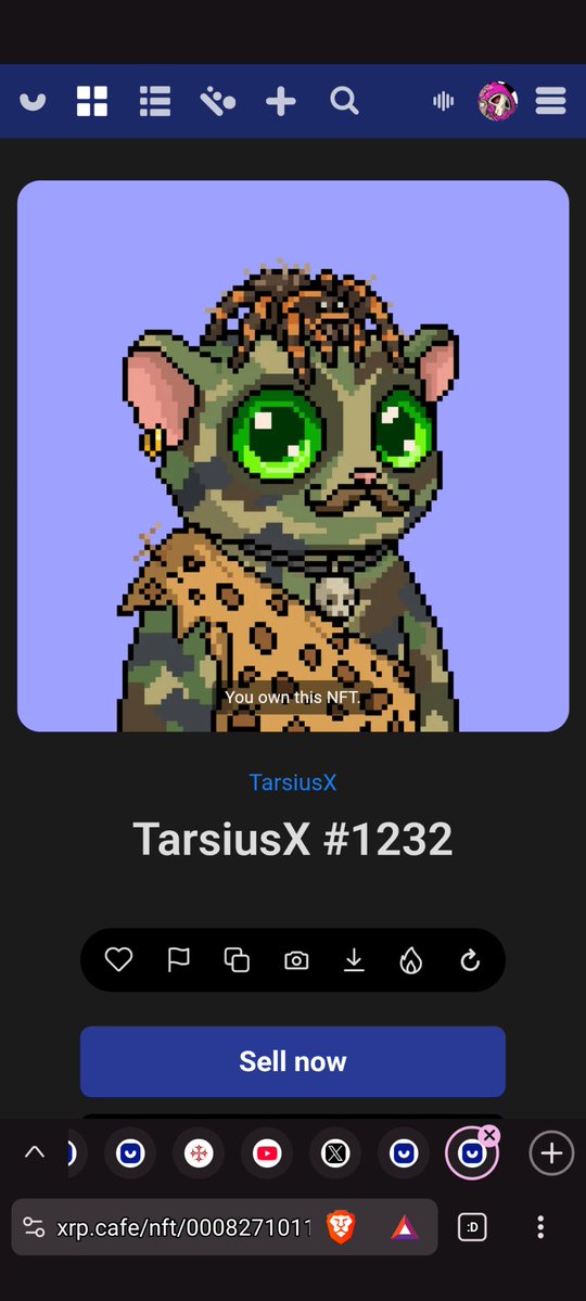 MuseForge434's tweet photo. Just minted mine thanks to @Dakimici
πβ¨
There's many more to mint but I did happen to snag a rare one!
Currently rank 1 #TarsiusX https://t.co/0MILi8Gm6e