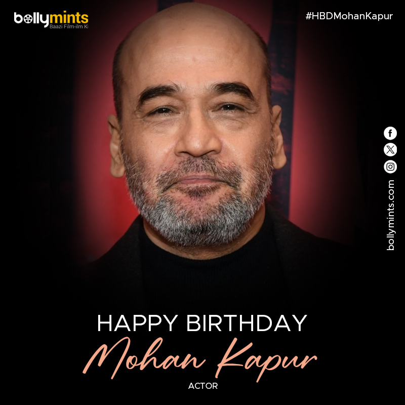 BollyMints's tweet photo. Wishing A Very Happy Birthday To Actor #MohanKapur Ji !
#HBDMohanKapur #HappyBirthdayMohanKapur #MohanKapoor https://t.co/LRs3aIRfq4