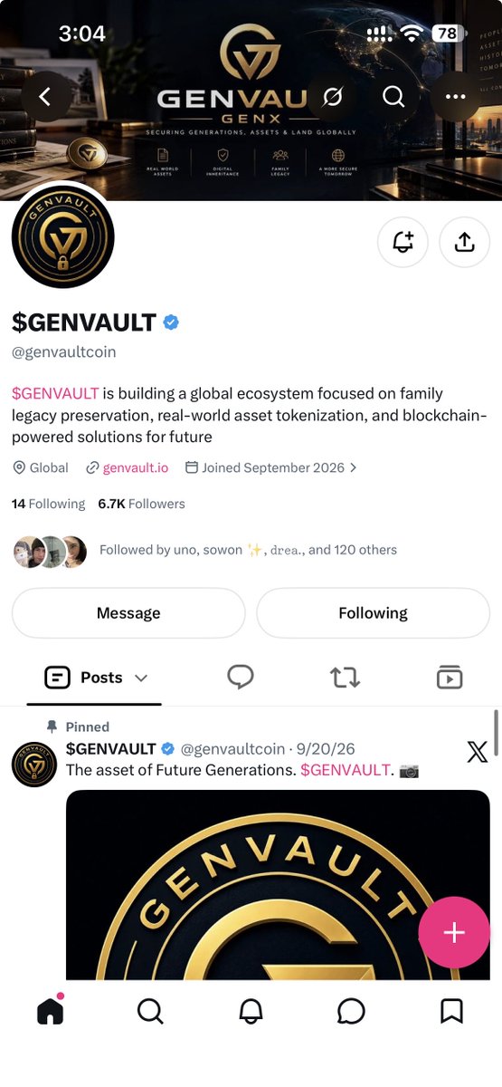 sunsetlaps's tweet photo. @DeFiRobinVerse @genvaultcoin https://t.co/f4UlrvPVa8