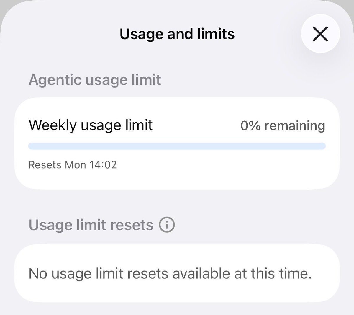 kingcarn's tweet photo. @thsottiaux Astra + sol 6.1 cannot complete half a task which is just a feature enhance ，but cost whole of my weekly quota，is that normal？！ https://t.co/VolTjz4aNw