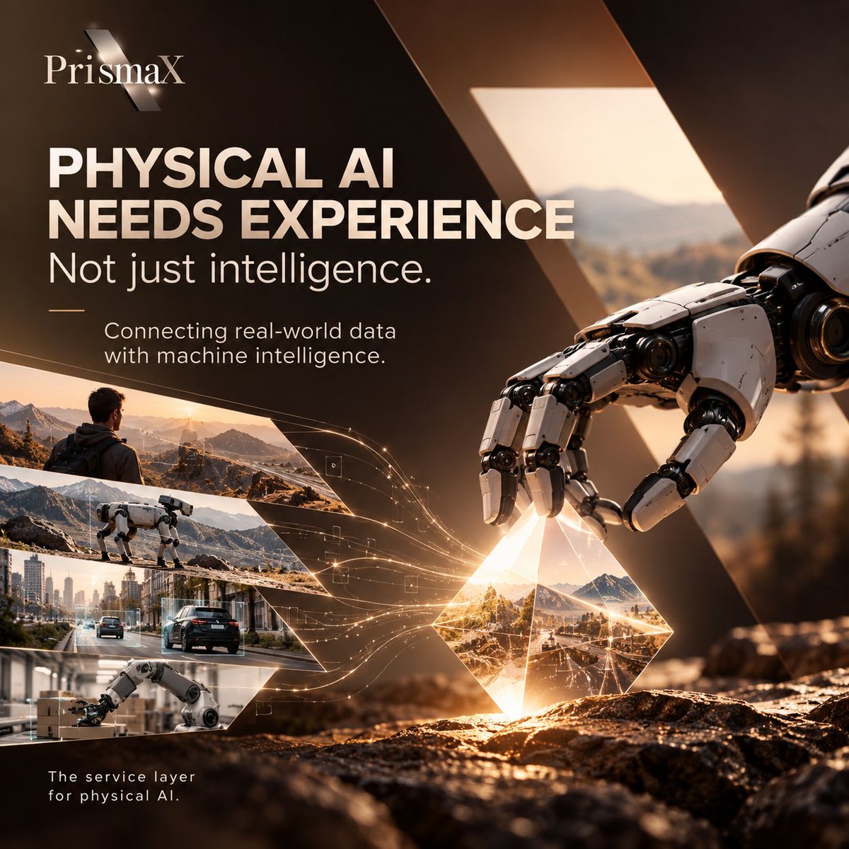 Ali_huss9's tweet photo. Physical AI Needs Experience, Not Just Intelligence.

AI models are becoming smarter, but intelligence alone isn't enough to help machines navigate the complexity of the real world. Robots need more than algorithms. They need high-quality real-world data to understand their surroundings, adapt to changing conditions, and execute tasks reliably.

This is where PrismaXai can make a difference.

The opportunity is bigger than simply collecting data. It's about building the infrastructure that connects real-world experience with machine intelligence.
By focusing on the data layer behind Physical AI, PrismaXai has the potential to help bridge the gap between what AI models know and what intelligent machines can actually do.

Imagine a future where real-world interactions become valuable learning signals, helping physical AI systems improve their understanding of the environments they operate in.
That's the bigger vision: turning real-world experience into the foundation for more capable Physical AI.
Because the future of AI won't be built on intelligence alone.

It will be built on the quality of the data that connects intelligence to reality.

PrismaXai × Physical AI.