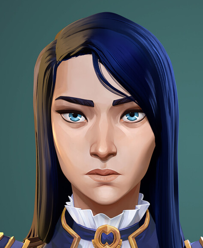 sqstr_viel's tweet photo. Slight asymmetry is a neat way of making a face model feel natural to look at. Mina, among others, has this asymmetry too. Fortiche Prod. does this a lot with their models. In Deadlock, this design choice makes Doorman's symmetrical face all the more uncanny. Do you see it? (1/2) https://t.co/1kZEEwZRu2