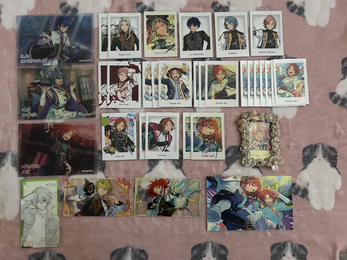 u___115chan's tweet photo. 交換・譲渡
あんスタ 紙類 カード ぱしゃっつ

【求】〜定価orかかった金額 + 送料
【譲】画像参照

✧交換はぱしゃっつ7P英智のみ
✧1点からでも可
✧推し以外求める方は理由（コンプ目的、友人分など）の記載お願いいたします
✧初回様リトリン必読

検索からでもお気軽にお声掛けください https://t.co/f5zY72M8Sx