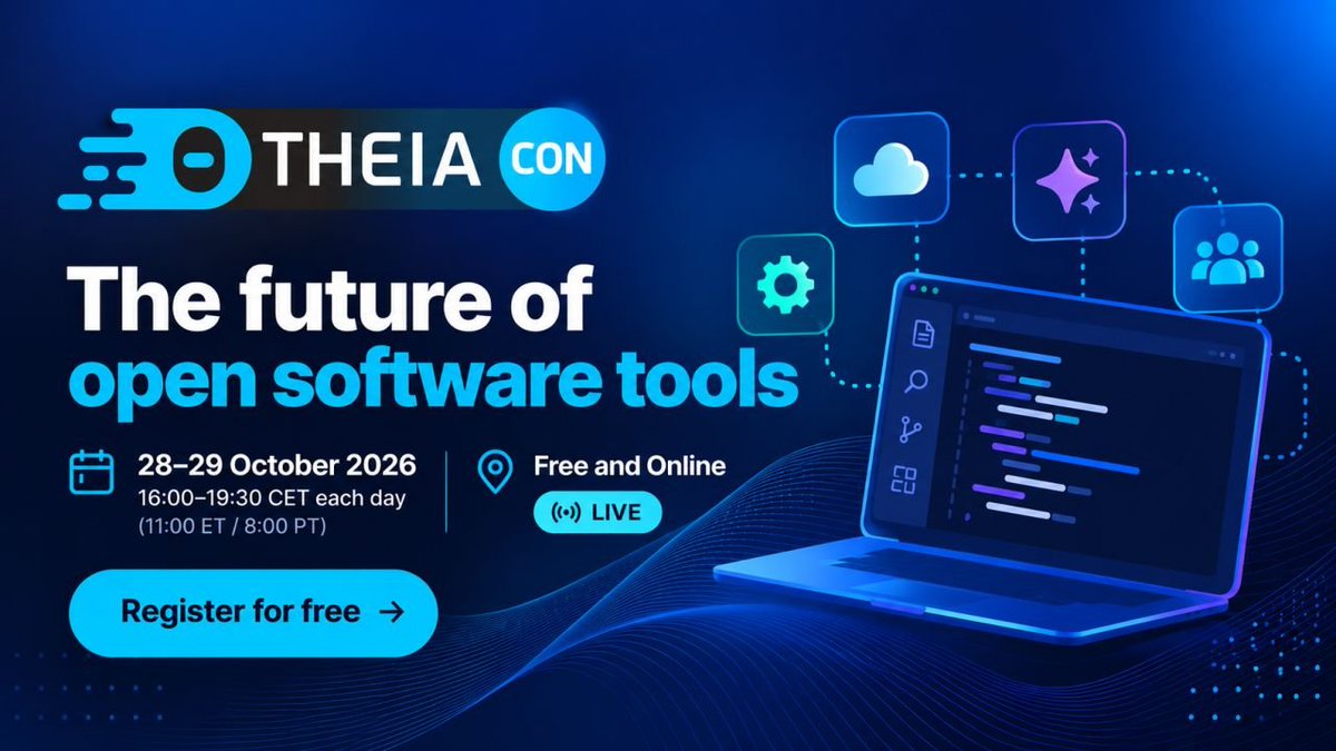 tfroment's tweet photo. Our @EclipseFdn wbinar is happening this week: 28–29 Oct! 
AI agents &amp; developer tools. 
Free and online -> Register now: https://t.co/JJGge11hHo

#EclipseFoundation #OpenSource #DevTools https://t.co/ASPxE2O3nO
