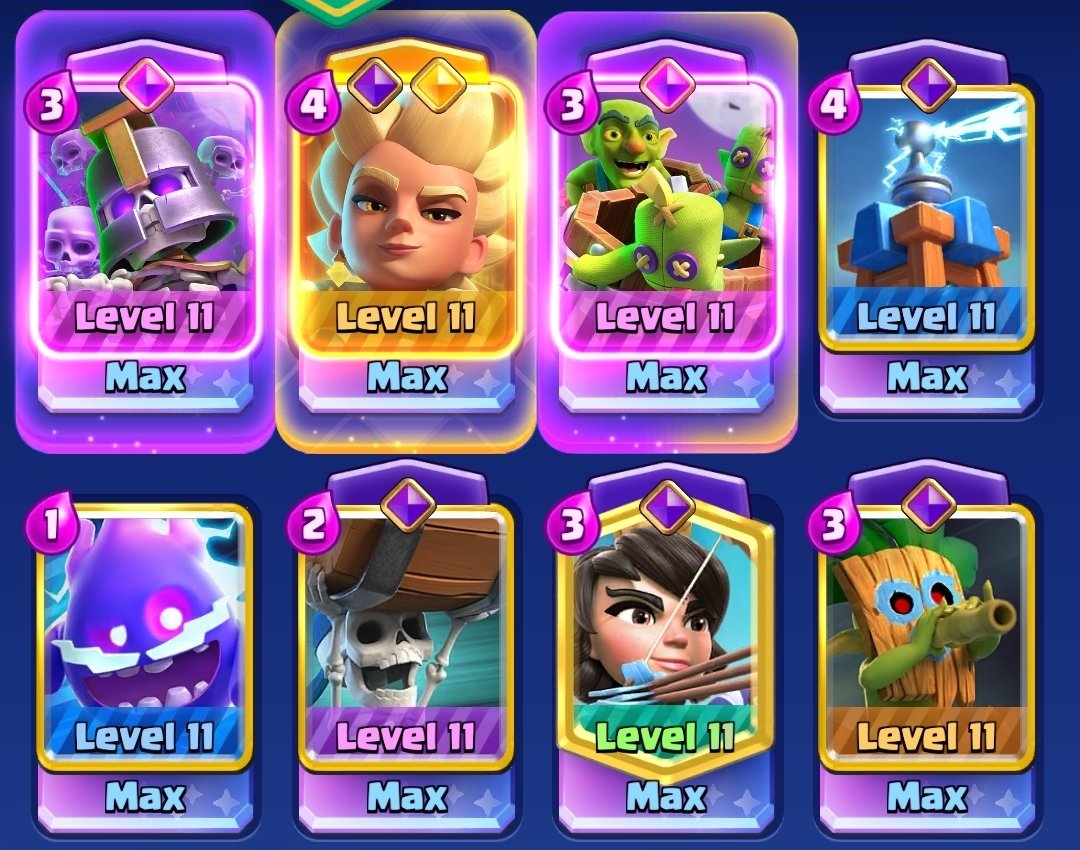 noobeycr's tweet photo. Clash Royale is a 2016 real-time strategy mobile game developed and published by Supercell. Players collect cards and create a deck to use in 3–5 minute battles, with the aim to destroy opposing towers whilst defending their own. https://t.co/70Ju71XlPu