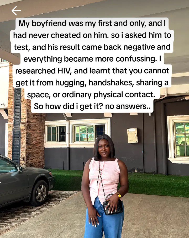 _agneeess's tweet photo. Lady shares a story of how she found out that she's HIV Positive😳😭💔 https://t.co/zDVTvf3How