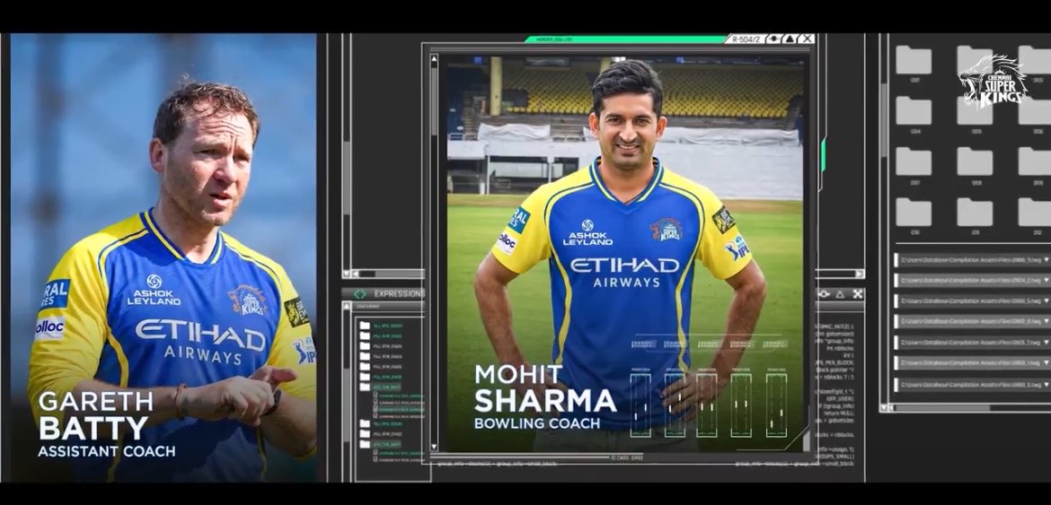 Itz_Venkatesh55's tweet photo. #ChennaiSuperKings
BOWLING COACH - #MohitSharma
ASSISTANT COACH - #GarethBatty https://t.co/pKdLTCOpOM