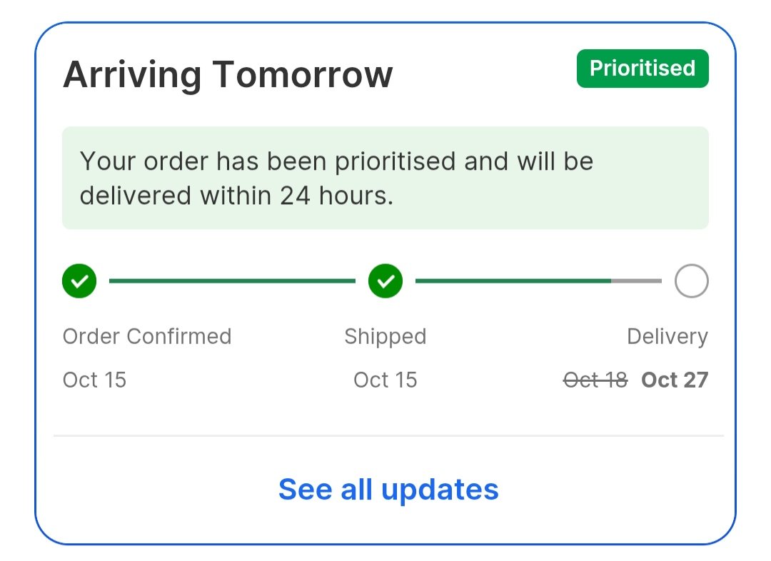 ShamimNezami's tweet photo. @flipkartsupport Yesterday your executive updated me that the issue will be resolved within 24 hours and as per the update my delivery was rescheduled to 27th. And now today it is changed to 28th. Is this you called solution? https://t.co/YzSBUNHKzI