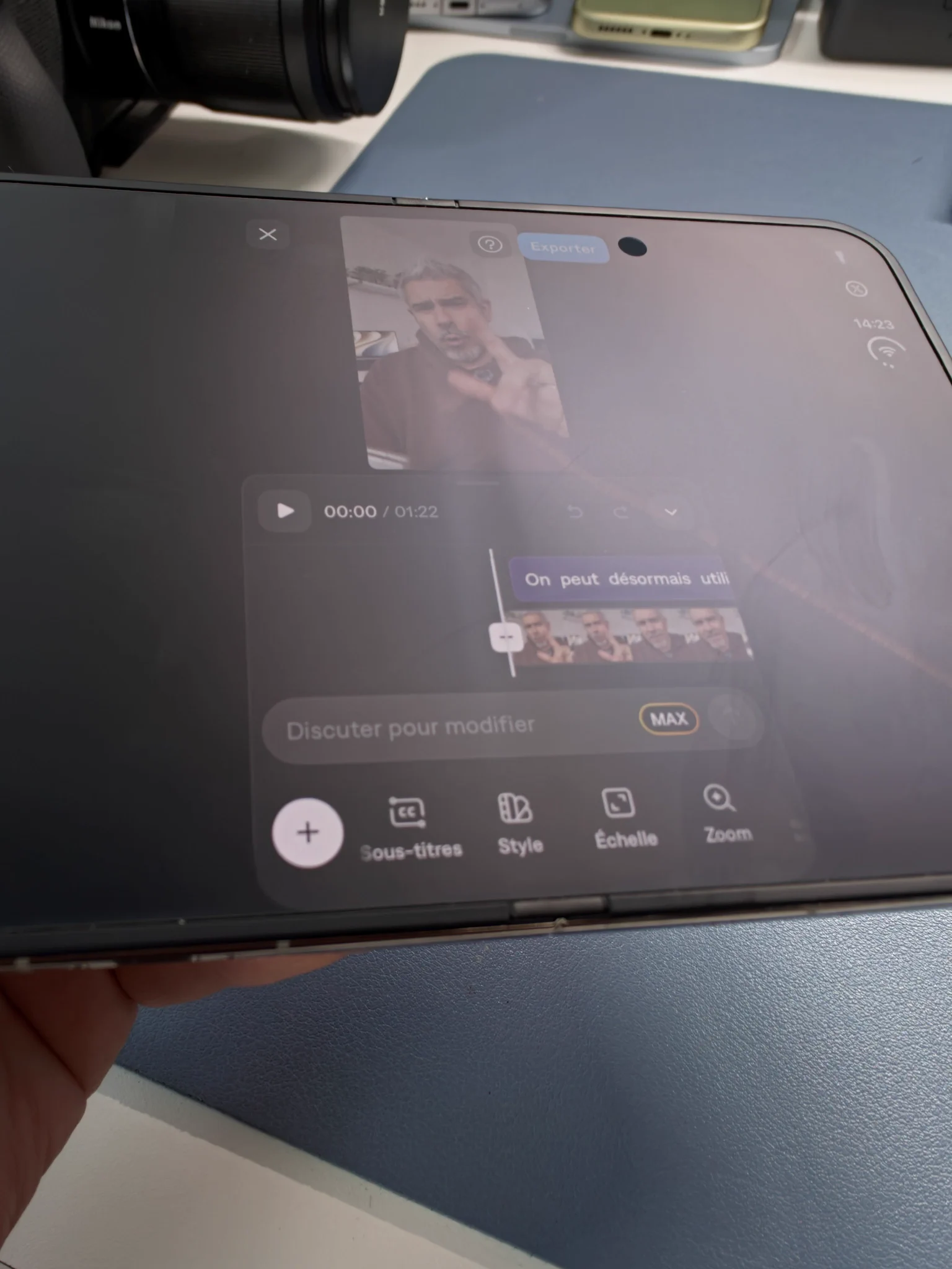 Fred on X: "Le pli de l'iPhone duo après 4 jours d'usage." / X