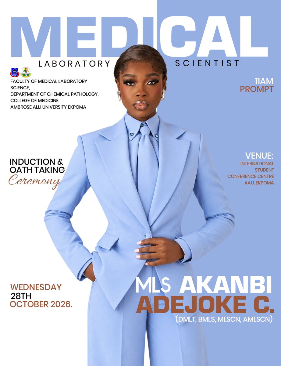 Adexoxo__'s tweet photo. It’s official 
You’re invited to my induction and oath taking ceremony tomorrow the 28th of October 2026

#adexoxo https://t.co/2dOGnFRP6o
