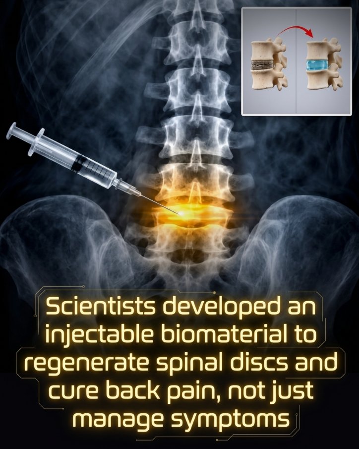 Rainmaker1973's tweet photo. Intervertebral discs serve as the primary shock absorbers of the musculoskeletal system, utilizing their soft, water-binding nuclear cores to distribute mechanical loads during movement. When these structural cushions experience progressive degeneration, they lose their volumetric moisture content and develop structural fissures or tears, which frequently culminates in chronic localized pain. 

To address this structural decline, an experimental, second-generation biomaterial known as HYDRAFIL has been engineered to fill internal structural voids and re-establish mechanical support directly within the compromised disc.

During the initial clinical feasibility evaluation, physicians administered this heated hydrogel via a percutaneous needle directly into the affected lumbar discs. Done under local sedation, the outpatient procedure relies entirely on real-time fluoroscopic X-ray guidance, bypassing the structural trauma associated with traditional open spinal surgeries. In a preliminary cohort of 20 human participants—all of whom suffered from chronic, treatment-resistant lumbar degenerative disc disease—the therapy yielded substantial clinical improvements. Within six months post-injection, average self-reported pain levels dropped approximately 72%, falling from a severe 7.1 down to a mild 2.0 on a standard 10-point visual analog scale, while concurrently restoring significant functional mobility to the patients' daily routines.

While this initial human trial offers promising evidence for percutaneous disc augmentation, the findings remain strictly preliminary. Broader, randomized controlled clinical trials are required to verify long-term efficacy, track potential structural degradation of the material, and monitor rare but serious adverse events, such as hydrogel extravasation or subsequent nerve root compression. Although HYDRAFIL holds a Food and Drug Administration (FDA) Breakthrough Device designation to accelerate its ongoing regulatory review, it has not yet achieved formal FDA clearance for widespread clinical use. Furthermore, financial conflict-of-interest disclosures indicate that the study's lead investigator serves as a medical consultant to the commercial entity backing the implant's development.

[Clerk-Lamalice, O., Spath, A., Carcary, K., Amirdelfan, K., & Beall, D. P. (2026). Feasibility and Safety of Treatment of Painful Lumbar Degenerative Disc Disease with an Injectable Hydrogel Implant at One-year Follow-up. Pain Physician, 28(S7), S203-S213]