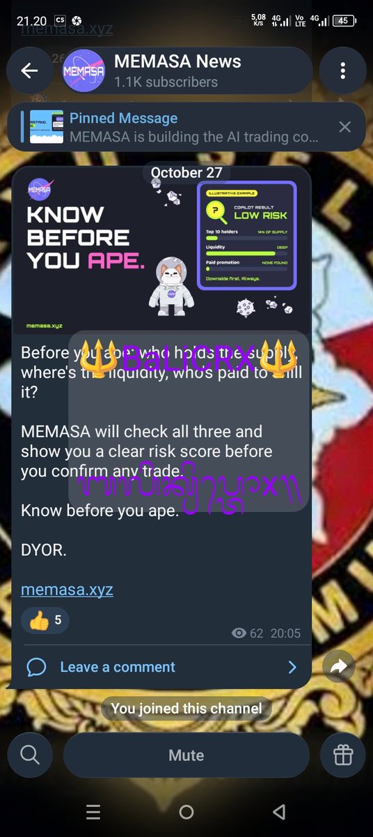 0xBaLiZ's tweet photo. @CryptoWithCGA Memasa https://t.co/nGMA9WO3sV