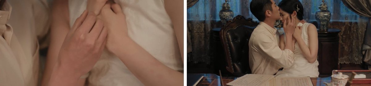 ramblingsofafan's tweet photo. because he's always initiated intimacy without any motivation from her, but now she is actually deliberately triggering him.
On a side note, PJ's dress choice reminds me of Padmé wearing that leather corset to reject Anakin and tell him it's impossible between them. https://t.co/3Ux7MclW36