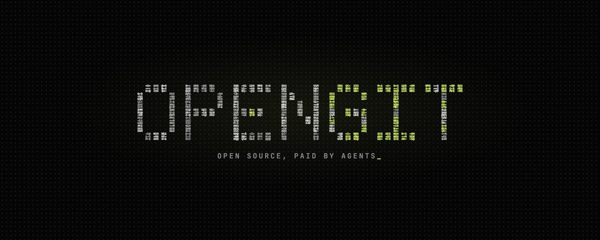 Open source, paid by agents
