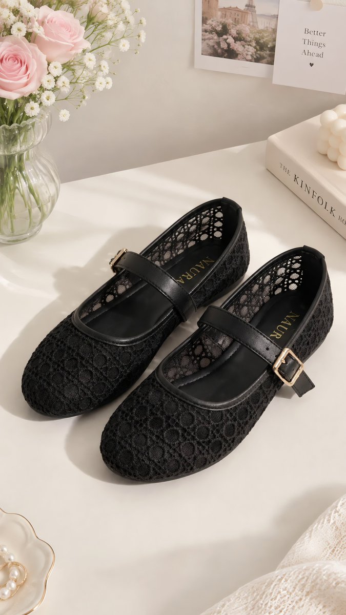 20utty02's tweet photo. HELP 😭🩰 flatshoes secantik ini bikin outfit auto manis!! Model lace + strap buckle-nya gemes banget, cocok buat daily outfit sampai ngedate 🤎

cek link di bawah yaa ♡ https://t.co/61uXc4eqZo