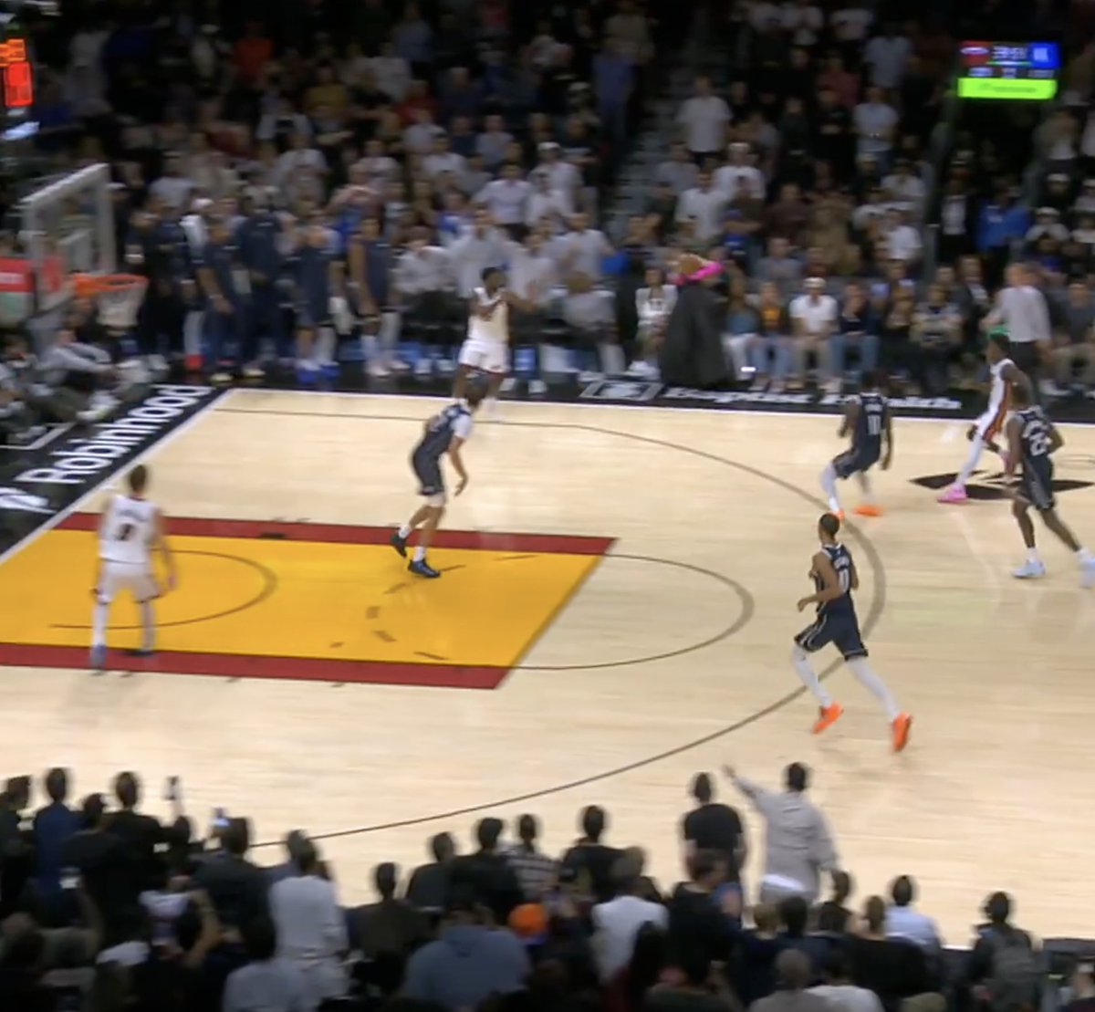 Christian Clark: Cooper Flagg was basically at the right block when Andrew Wiggins caught the ball. Got all the way to the corner in time