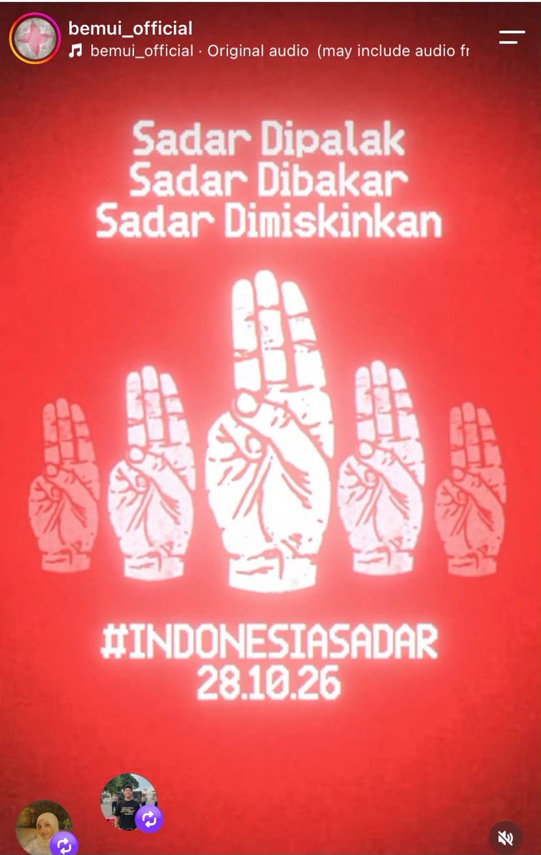 LambeSahamjja's tweet photo. KAMPUS YANG AKAN AKSI BESOK DI BUNDARAN HI:
- UI
- ITB
- UGM 
- UNNES
- UNAIR 
- MEREKA JUGA MENGAJAK SEMUA GOLONGAN MASYARAKAT UNTUK TURUN https://t.co/eAjlQCHgD6