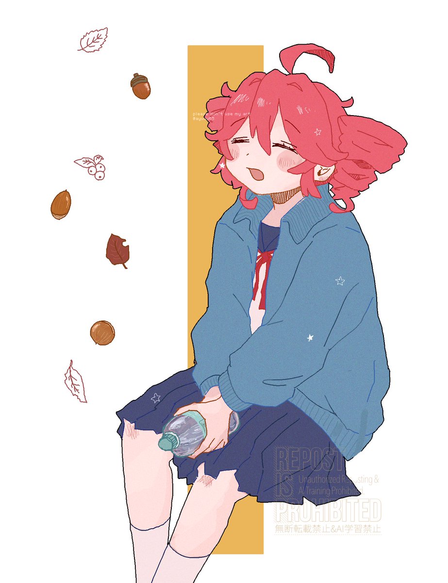 ayuuu65's tweet photo. ひと休み🍂
#重音テト https://t.co/5uadgliD5q