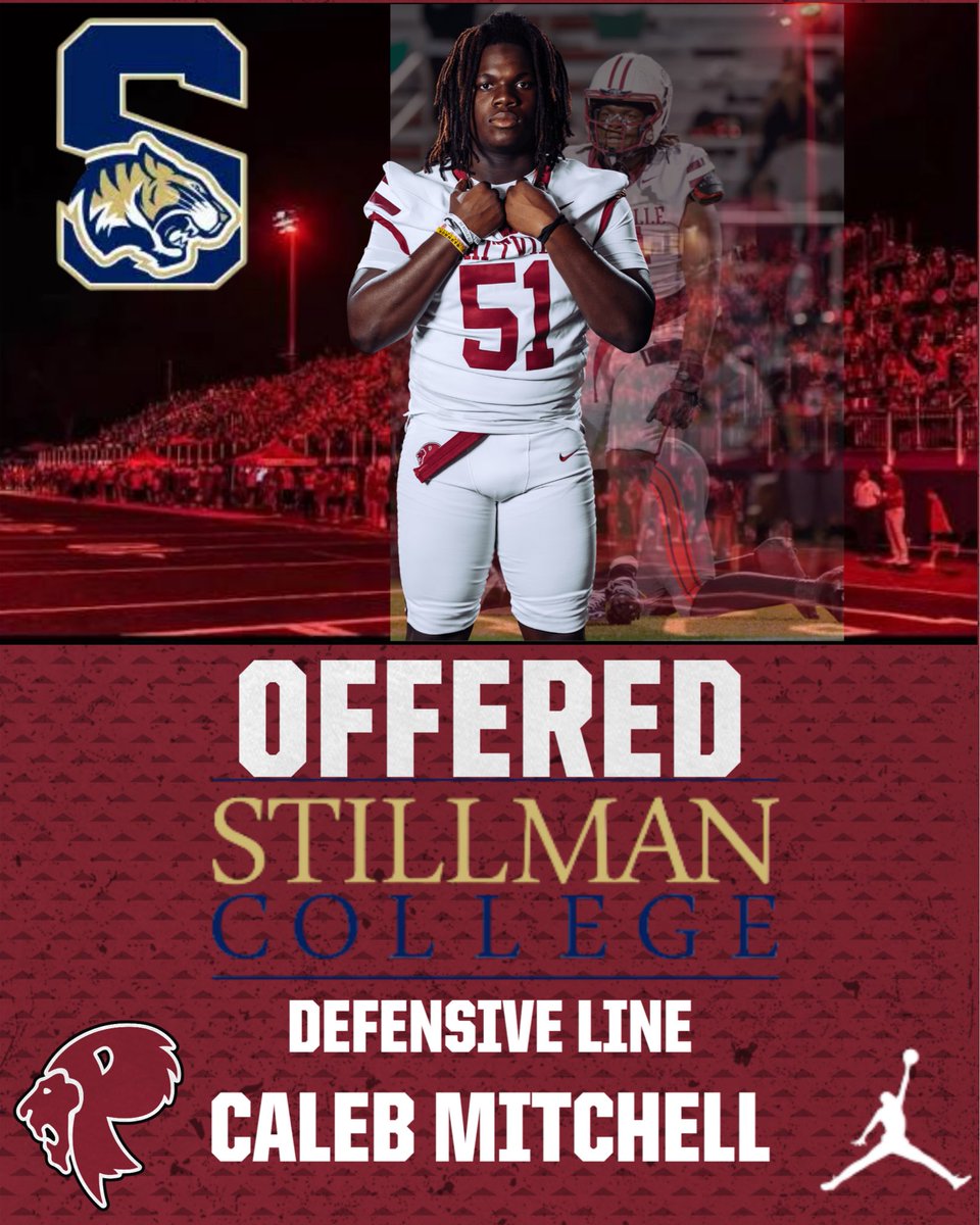 PrattvilleFB's tweet photo. Congratulations to class of 2027 DL @BreadCaleb on receiving an offer from @GoStillman ! #GoLions 🦁 https://t.co/UfB3WpAKn3