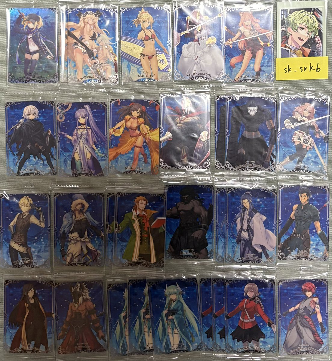 sk_srkb's tweet photo. 【交換】Fate/Grand Order FGO ウエハース 15

譲 画像1、23過去弾
求 画像4＞過去弾ダビデ、ニキチッチ、千利休

譲過去弾はものによって~5の比率違い可
発送の際にスリーブに入れ替え予定
1点からも気軽にお声掛け下さい https://t.co/DK3D0xaGFh