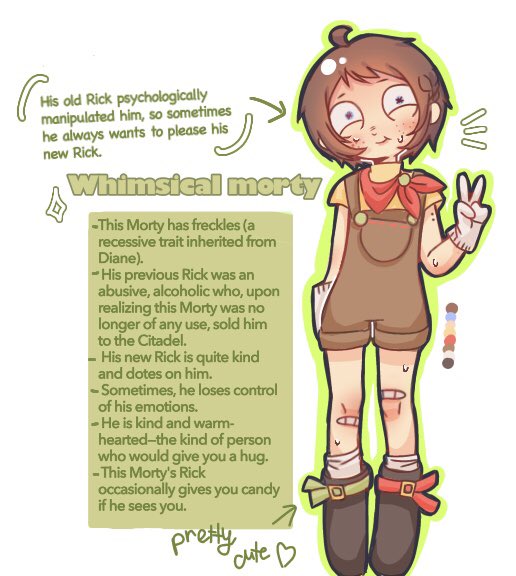 fukcinidiots's tweet photo. let my morty meet his first design i think they could be best friend🥺
#mortysummercamp #Rnmoc https://t.co/Z6GuFftT8n