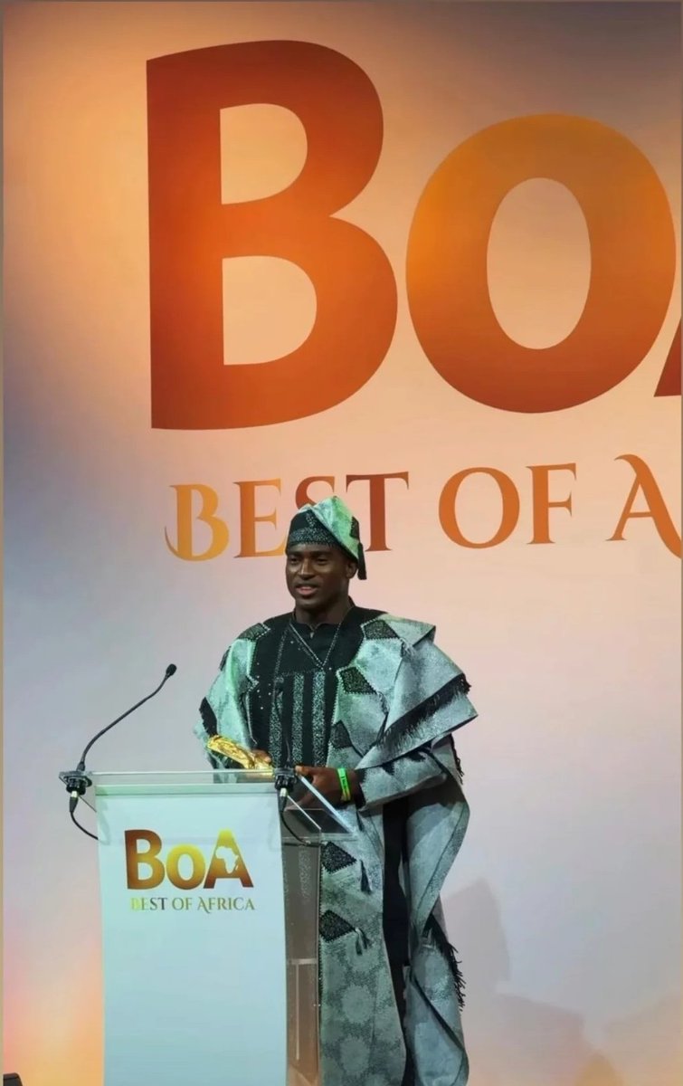 PoojaMedia's tweet photo. Super Eagles striker, Taiwo Awoniyi wins the Best of Africa for Charity, Grassroots Football Development. 🔥🇳🇬 https://t.co/Sz2LUH2CXi