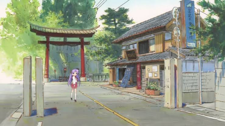 dimden's tweet photo. らき☆すた寺 https://t.co/1zyOHNd8or