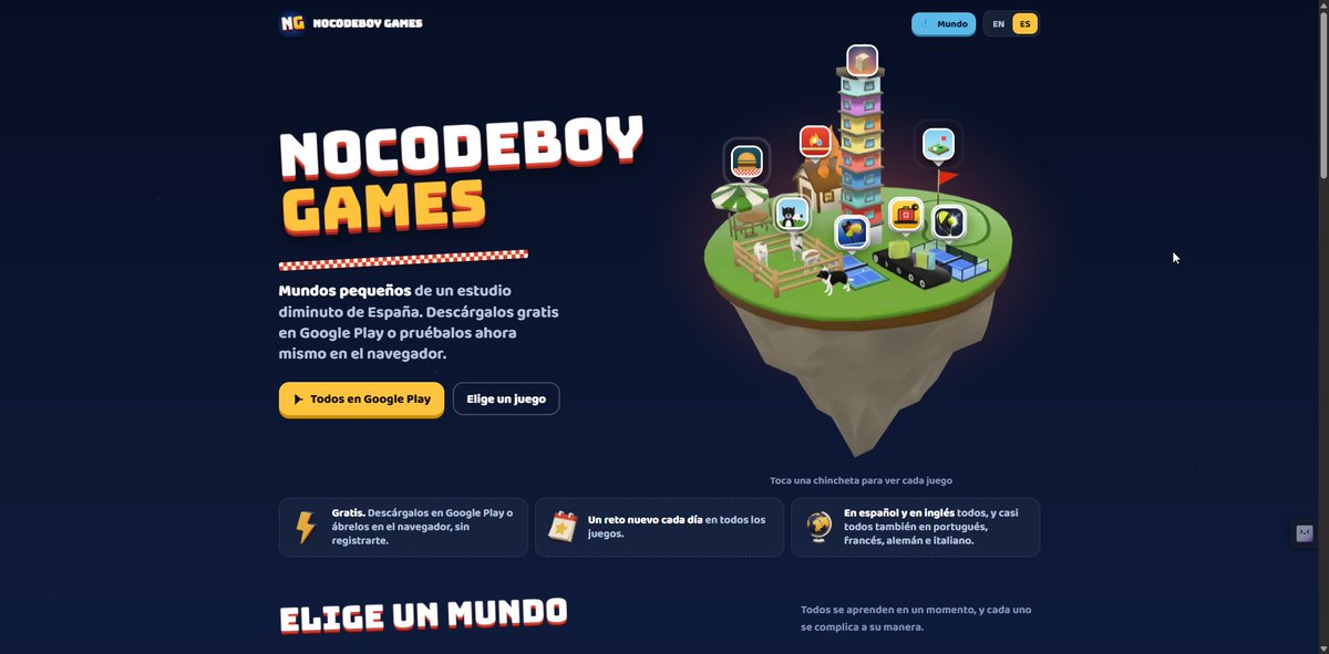 Nocodeboy's tweet photo. Desde que salió Opus 5.5 he estado creando algunos juegos.

Bueno, «algunos»: 7 ya publicados en Google Play, varios más en desarrollo y un estudio entero, Nocodeboy Games.

Sin saber programar. Lo hemos montado todo Claude y yo.

Así funciona por dentro 🧵 https://t.co/MZwrqCpfxj