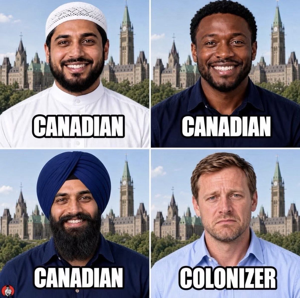 DominionSoc's tweet photo. Everyone's Canadian until a White guy is proud of his history... https://t.co/kUaLL59uI4