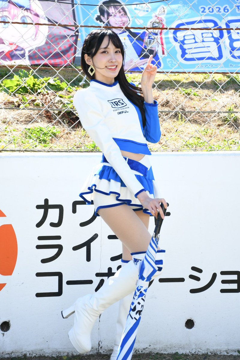 7011P's tweet photo. SUPER GT Rd.7 オートポリス
12号車TRSアンバサダーの雪野るなさん @yukiruna_hotaru 
撮影対応ありがとうございました😀
#SUPERGT
#雪野るな
#TEAMIMPUL
#東京ラヂエーター https://t.co/PpZUPHzZFg