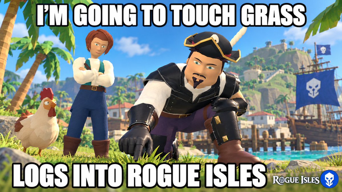 rogueisles's tweet photo. You still have time to touch grass at least once.

Not for much longer. 🚀🏴‍☠️

#RGN #RogueNetwork #Solana #SOL #Raydium #DEXScreener #PlayToEarn #P2E #Web3Gaming #GameFi #CryptoGaming