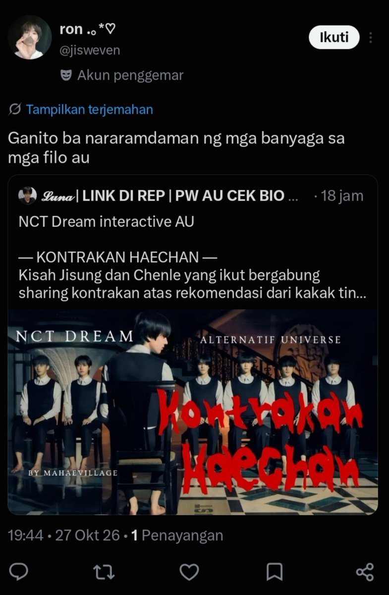 mahaevillage's tweet photo. udh kejauhan ini kata gue https://t.co/DIF6RmZ7NC