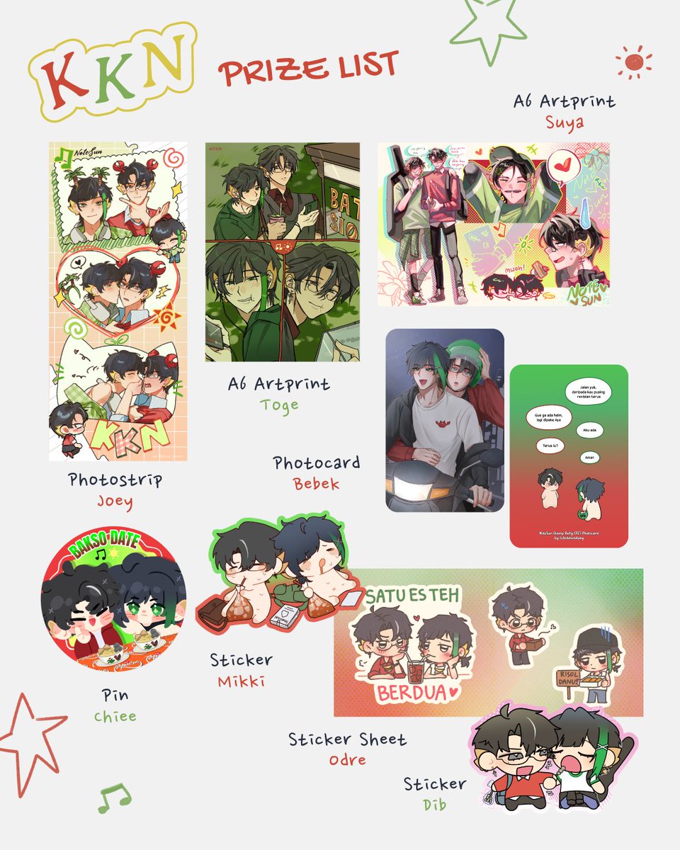 kaodreee's tweet photo. [💚❤️+ 🔁 Appreciated!]
#Notesun Stamp Rally for #CF23 sudah tiba!

Bantu 🎵 dan ☀️mengatur jadwal mingguan kos mereka untuk mendapat hadiah danusan spesial Irama Mentari 😋

Available for both days! (limited stocks)
Ketentuan lebih lanjut dapat dibaca di gambar ^^ https://t.co/IKICl1NQ0S